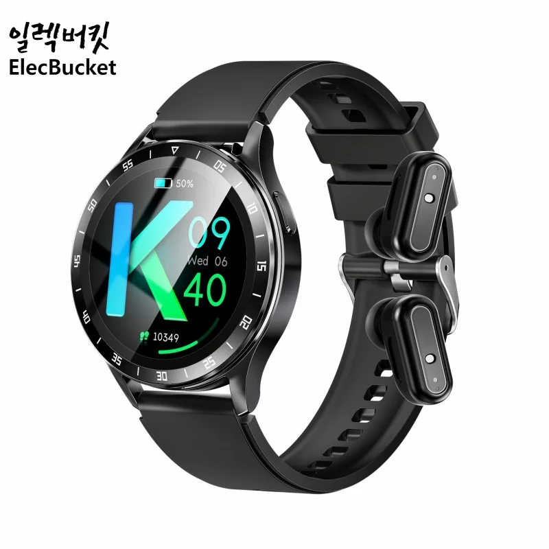 English version of electric bucket ultra-high sound TWS built-in earphone smart Watch