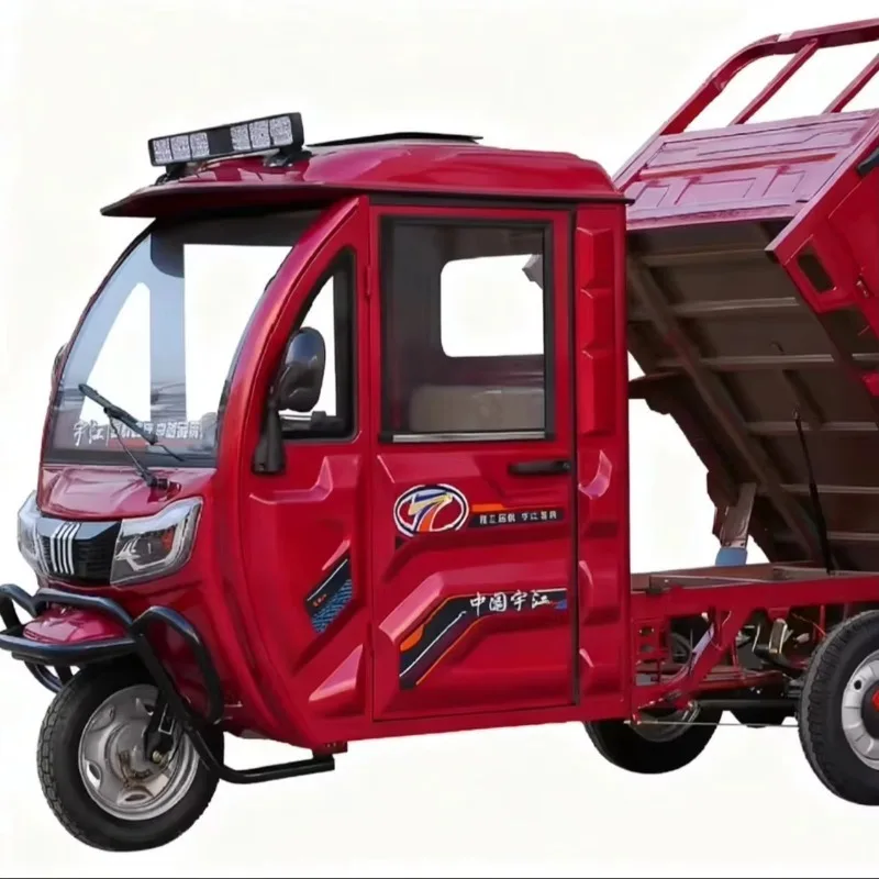 Qpen 500W-800W Electric Tricycle for Adults 60V 3-Wheel Passenger Tricycle Unique Design Motor Open Body DOT Certified view 5