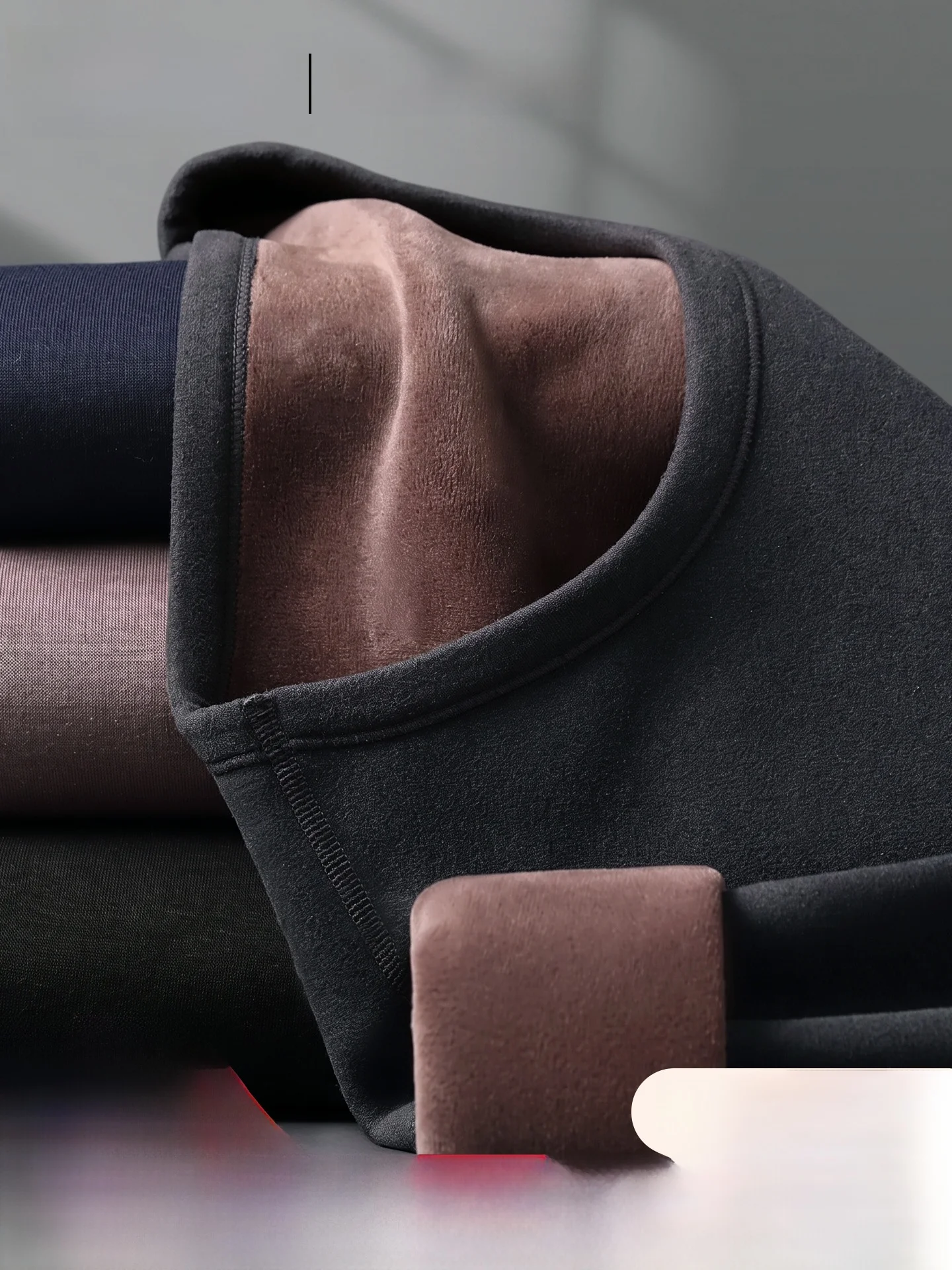 PLANDOO Men's Thermal Underwear Set Thickened Fleece Warmth Cold Proof Autumn Clothes Winter Clothes Breathable Comfortable