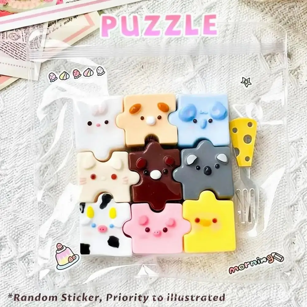 Food-grade Silicone Silicone Puzzle Toy Slow Rebound Handmade Squeeze Toy Sticky Creamy Soft Silicone jigsaw puzzle toys