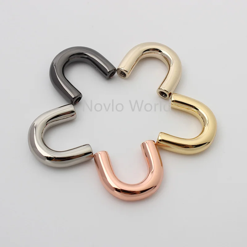 10-50 pezzi 5 colori 20*17mm 3/8 "interno oro rosa nuovi prodotti ponte ad arco a forma di U per donna catene borsa catene connettore