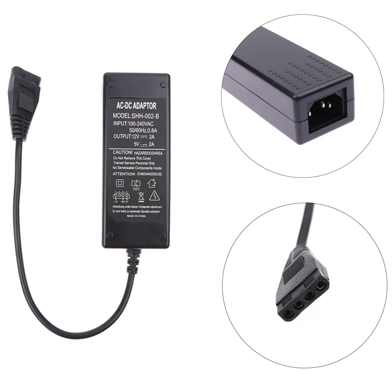 New 12V 5V 2A Power Supply Adapter Hard Disk Drive CD CD-ROM AC DC Computer Accessories USB To SATA/IDE Adapters