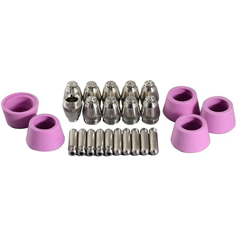 

ABGE-100Pcs AG60 Машина для плазменной резки Расходные материалы SG55 Аксессуары для плазменной резки Наконечник плазменной горелки Комплект электродов
