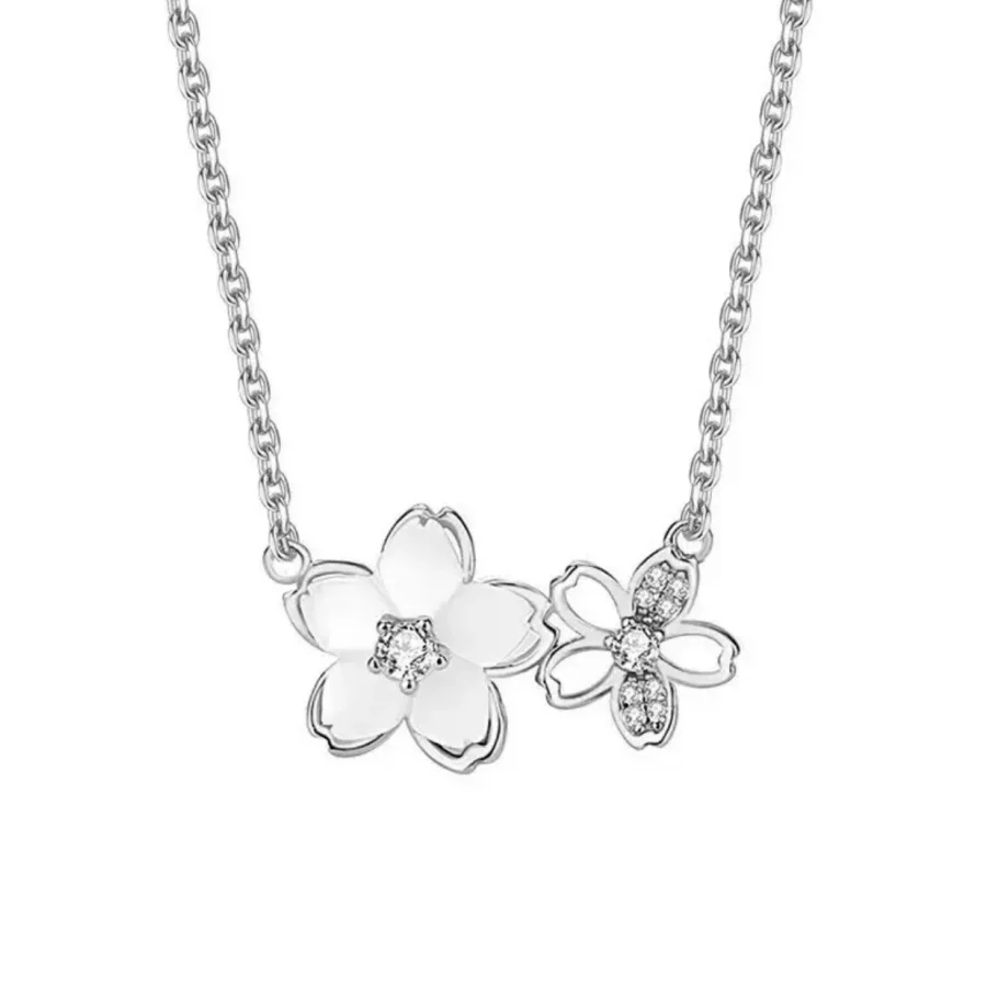 

2025 925 Silver European Style Luxury Necklace Women's High Fashion Accessory