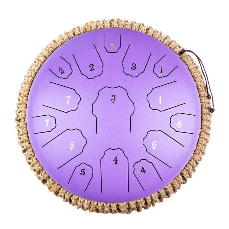 Ethereal Drum Hand Disc Beginner Musical Instrument Professional 13 Inch 15 Sound Forget Worry Steel Tongue Empty Drum