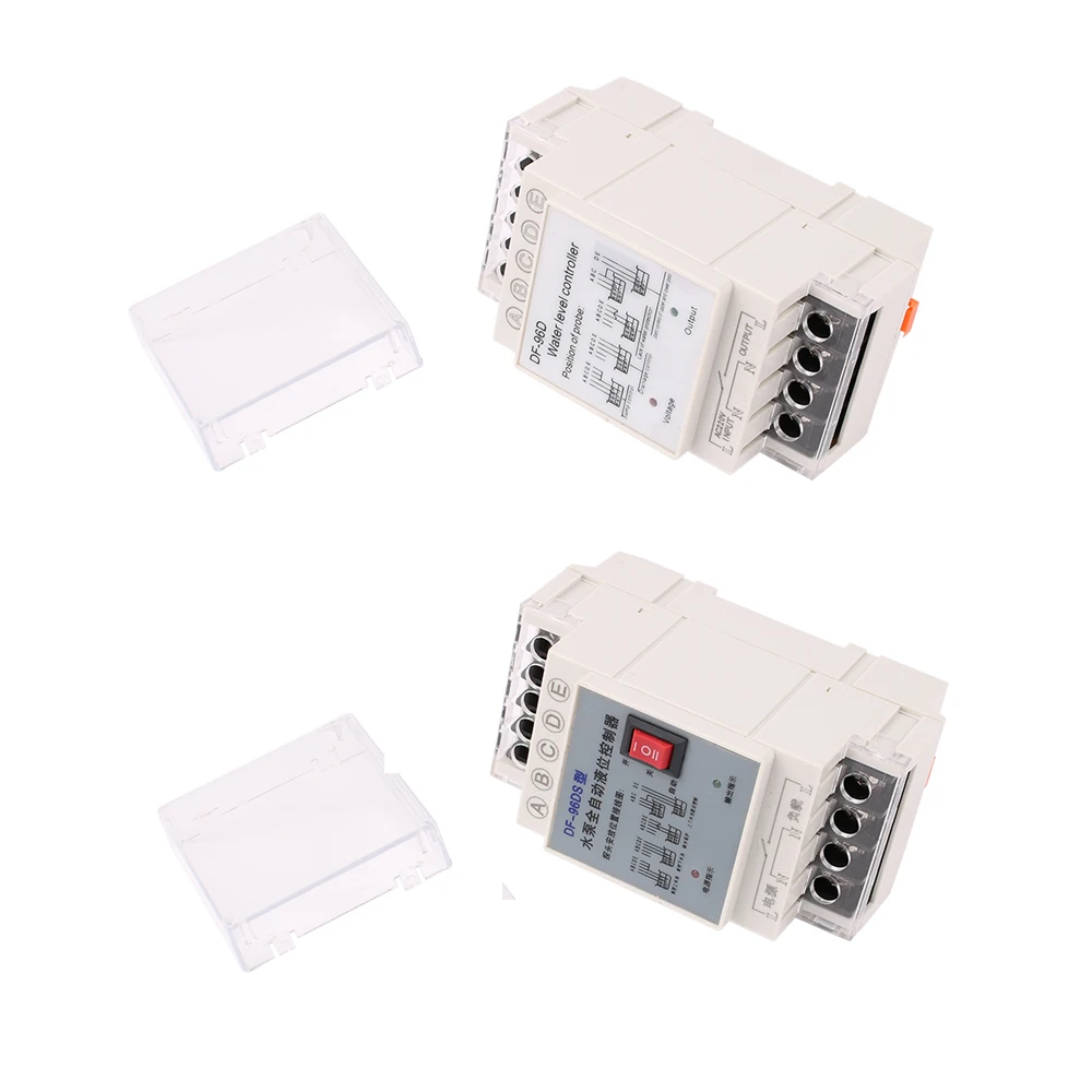 Imagem -02 - Interruptor de Controlador de Nível de Água Tanque de Água Sensor de Detecção de Nível Líquido Controlador de Bomba 2m Fios Df-96d Df-96ds 20a220v