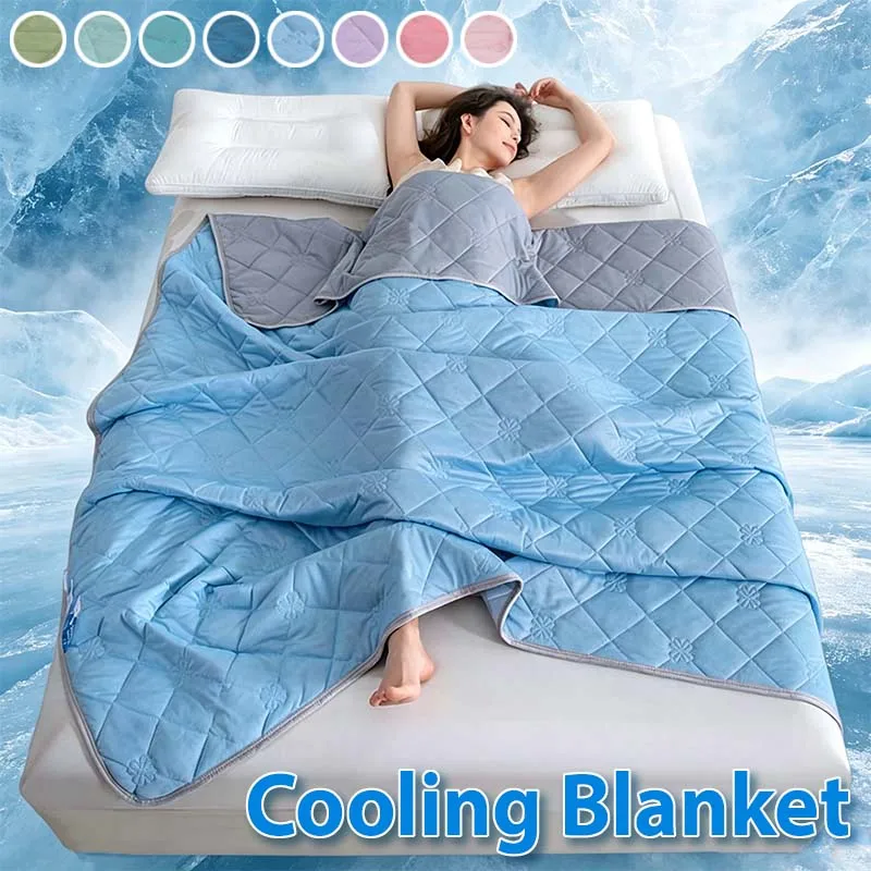 

2026 NEW Cooling Blanket for Summer Breathable Cold Touch Summer Quilt Queen King Air Condition Comforter Single Double Duvet