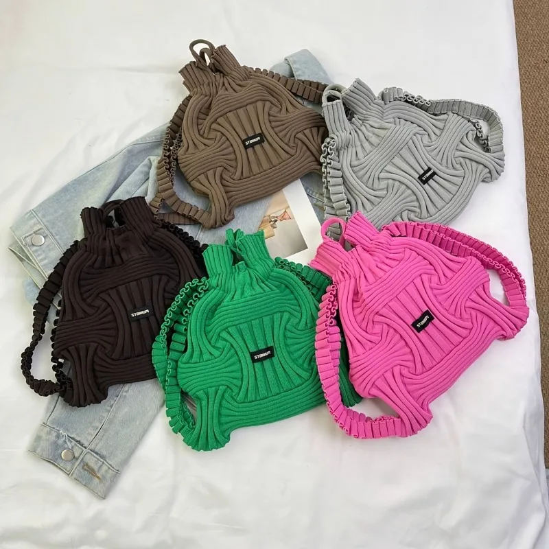 mochila-casual-feminina-coreana-dongdaemun--bolsa-moderna-de-dupla-utilizacao-em-tecido-de-malha--design-de-nicho-em-poliester