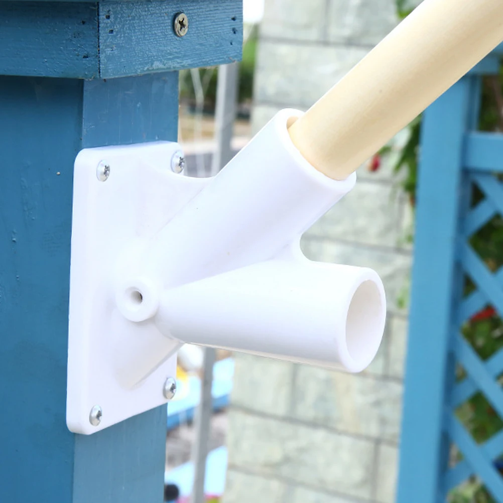 

Flag Pole Base Holder Wall Mount Outdoor Garden Flagpole Stand Portable Adjustable Bracket For Yard Party Decoration Flag Pole