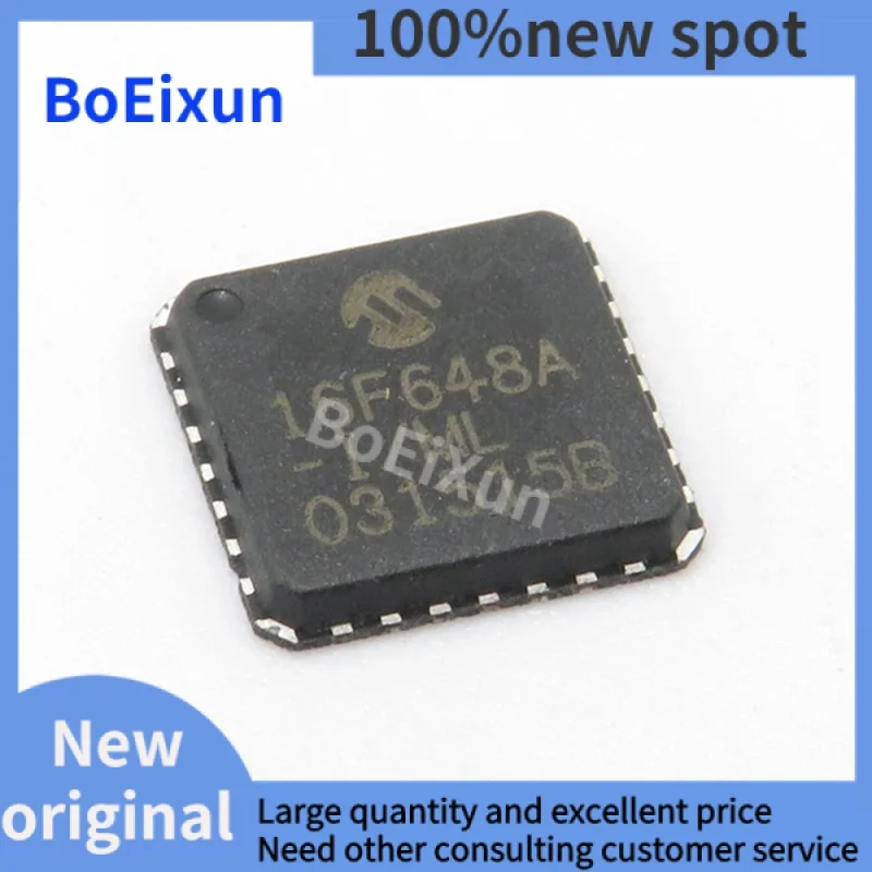 

1-10 PCS PIC16F648A-I/ML SMD QFN-28 PIC16F648A 8-bit Microcontroller-microcontroller Chip Brand New Original In Stock