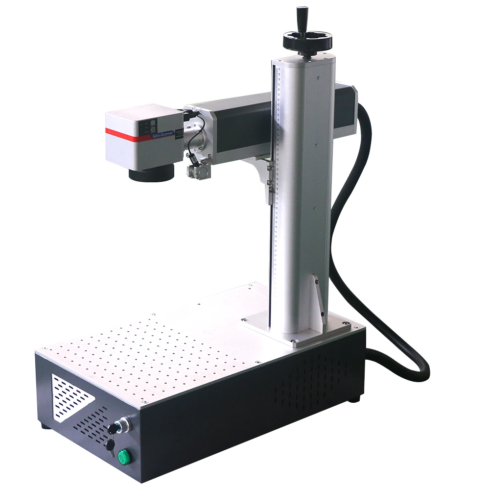 

EB LASER 20W/30W/50W Multifunctional Metal Silver Steel Jewelry Laser Fiber Marking Machine 110mm*110mm Deep Engraving All Metal