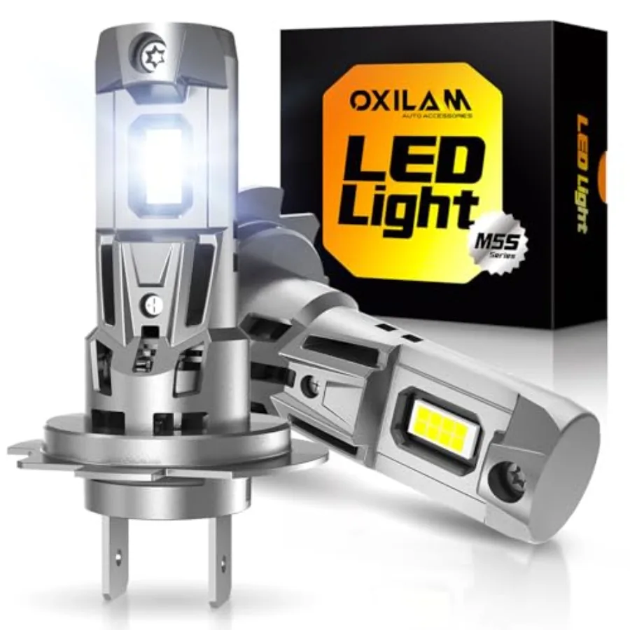 

Светодиодная лампа H7, 40000 лм, сверхъяркая, размер 1:1, без адаптера, без полярности, Plug and Play, 6500K, холодный белый свет, комплект противотуманных фар