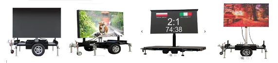 شاشة عرض LED للمقطورة P3 عالية السطوع مع مولد وموزع طاقة #2