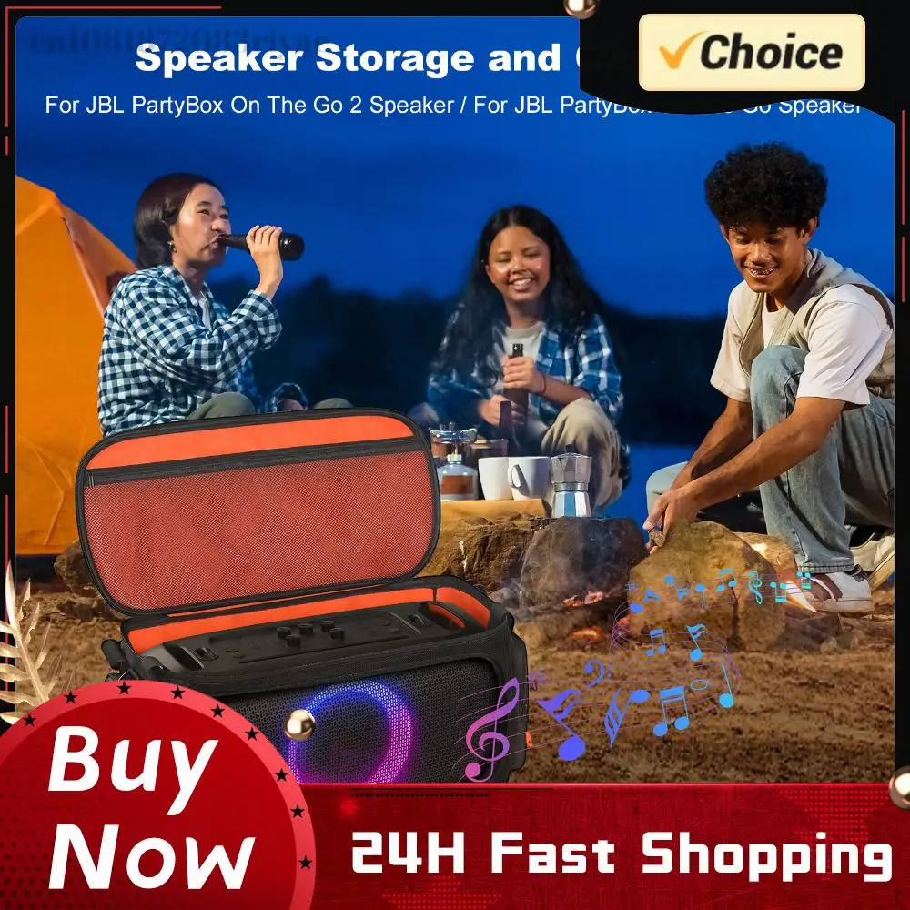 

Портативная сумка-переноска для колонок, противоударная защитная сумка с плечевым ремнем для JBL PartyBox On The Go 2, аксессуары для колонок