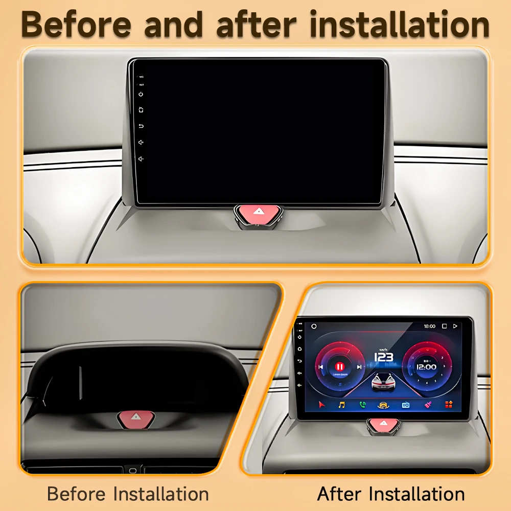 Android 16 Auto Car Radio Carplay For Peugeot Expert 2 For Citroen Jumpy For Fiat Scudo For Toyota Proace 2007-2017 Navigation - view 4