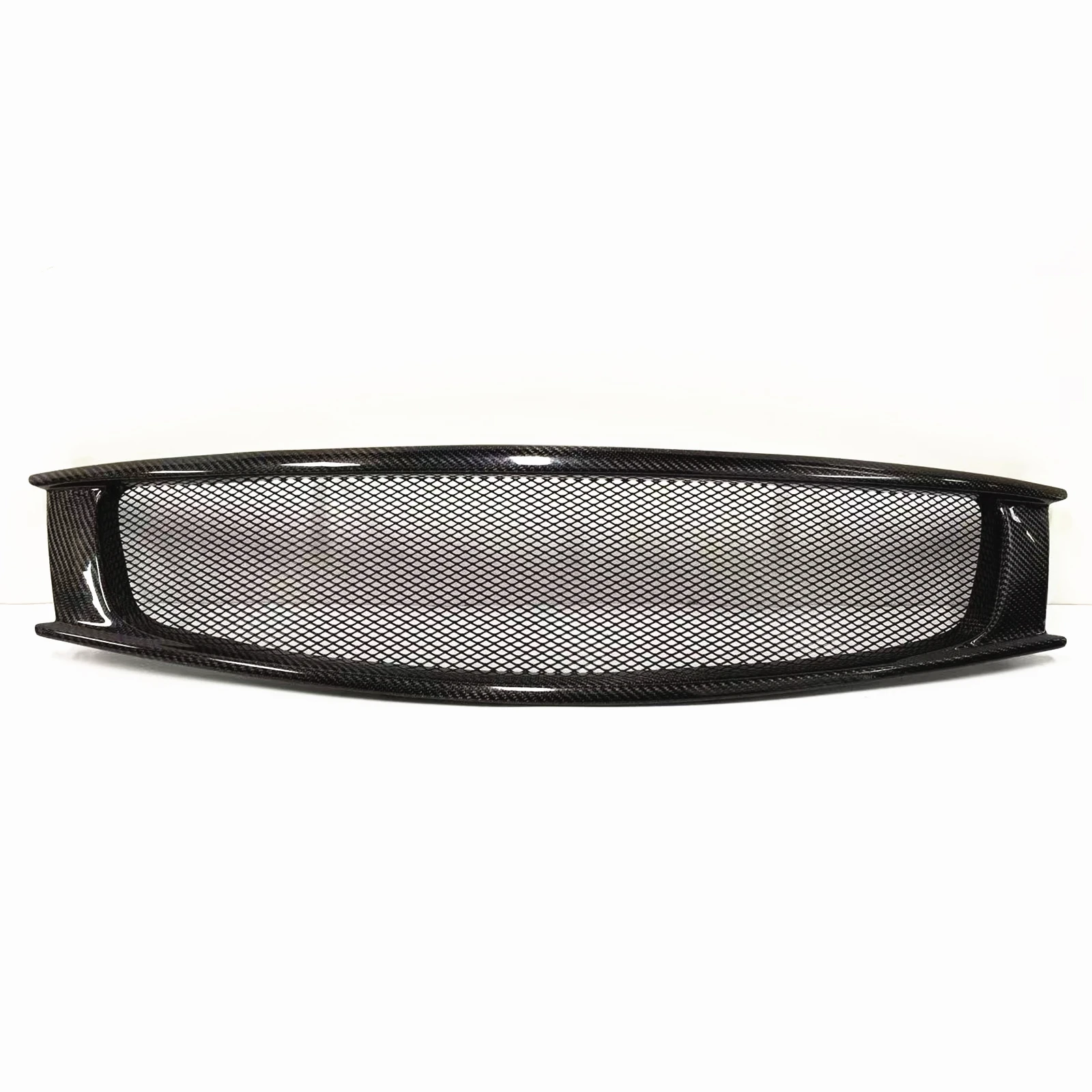 Carbon Fiber Car Front Grille Racing Grill Upper Bumper Hood Mesh Grid For Infiniti G37 2 Door 2008 2009 2010 2011 2012 2013