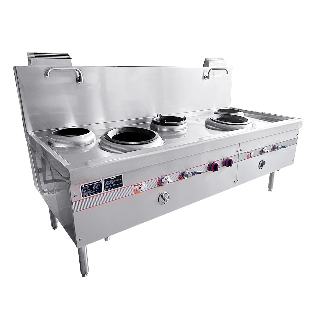 

Газовая плита Zhonghui из нержавеющей стали (класс 304) с двумя конфорками, индукционная, для жарки и тушения, малогабаритная, с мощным пламенем