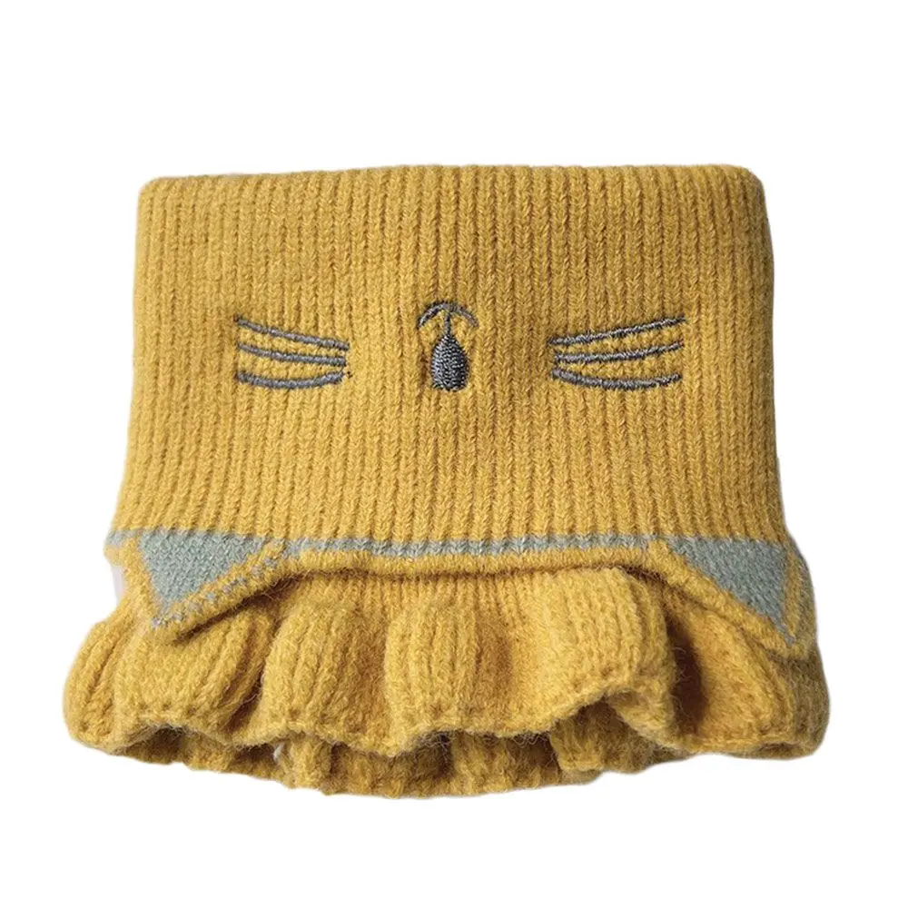 

Baby Boys Girls Detachable Cartoon Cute Neck Warmer Fake Collar Warm Kids Knitted Scarf