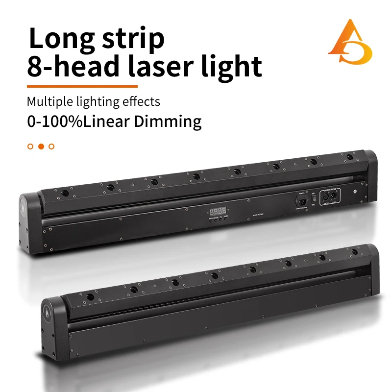 

AICPOSE 8-глазный сканирующий лазерный свет с подвижной головкой RGB 3in1/R G B Лазерное освещение для клуба DJ Дискотека барная сцена