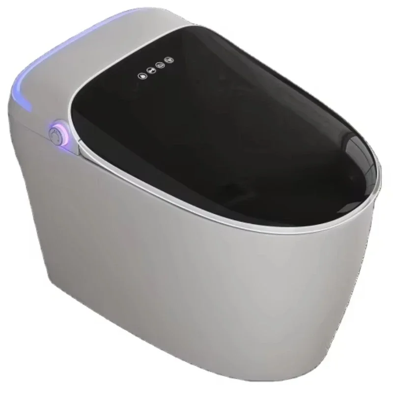 

Floor-to-ceiling automatic smart toilet black toilet