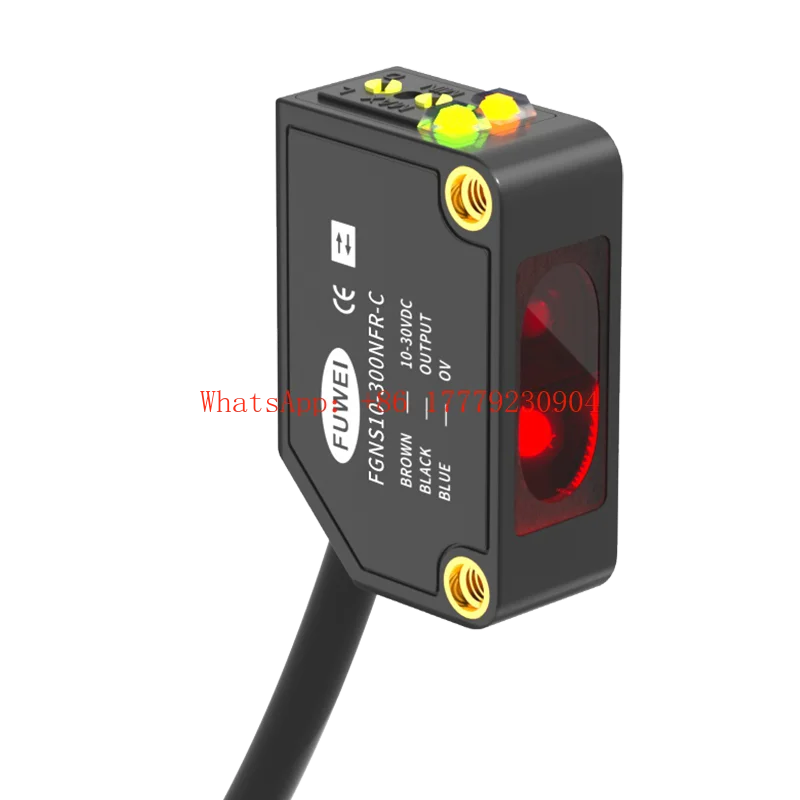 

FGNS10-300NFR-C Оптический индуктивный датчик Фотоэлектрический дальномер 3M 24 В Отражатель объектива