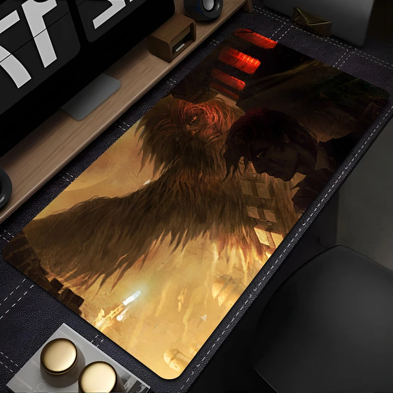 

Gaming Mouse Pad Star Wars Chewbacca Computer Desk Mat Table Keyboard Pad Laptop Rubber Non-slip Back Mousepad Cushion