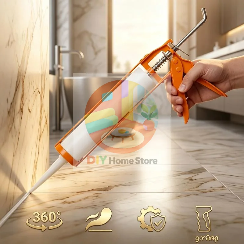 Caulking Tool High-Grade ABS Heavy Duty Silicone Sealant Smoothing Tool for Door Window Gap Filling Renovation