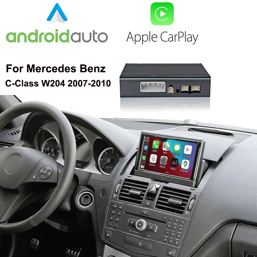 

Wireless Carplay Android Auto OEM Screen Upgrade MMI Box for Mercedes Benz C Class W204 NTG4.0 2007-2010 Car Kit