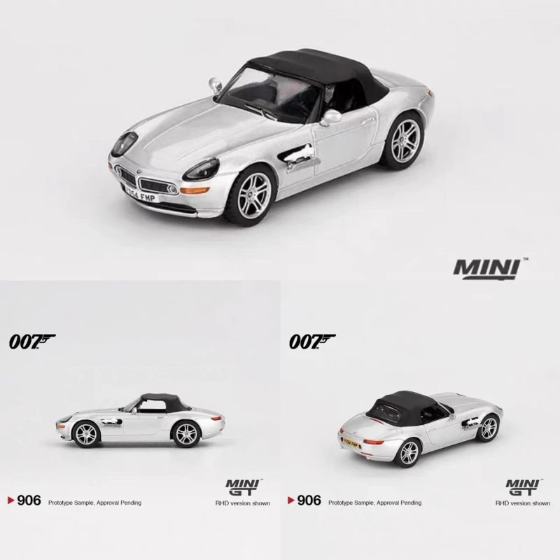 MINIGT 1:64 #906 BMW Z8 007 Movie Edition Alloy Car Model