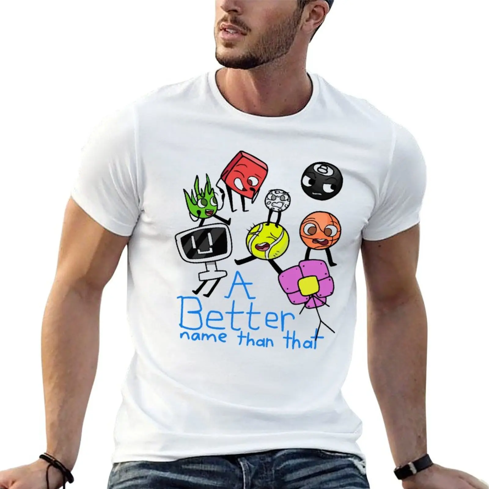 

funny for For BFDI cotton man shirts shirts Battle Dream T-Shirt - shirts t for Island anime t man cotton t soft