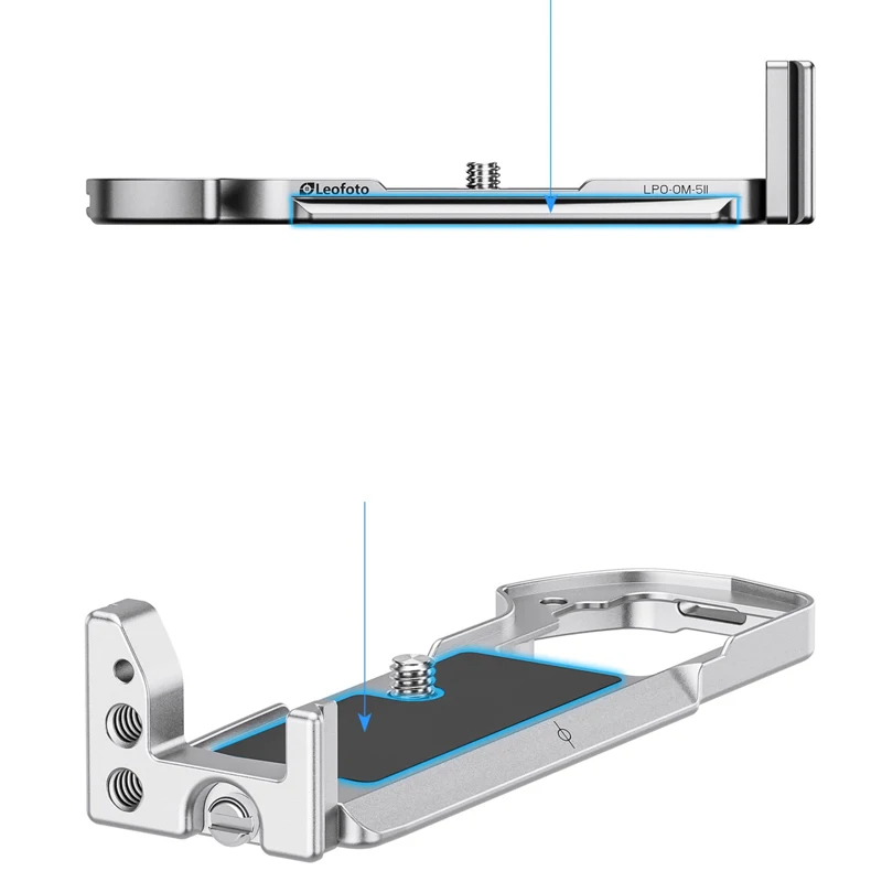OM-5II Meta Quick Release L-Plattenbasis, kompatibel mit Arca Swiss Typ Quick Release L-Platte für OM SYSTEM OM-5 II – Detail 3