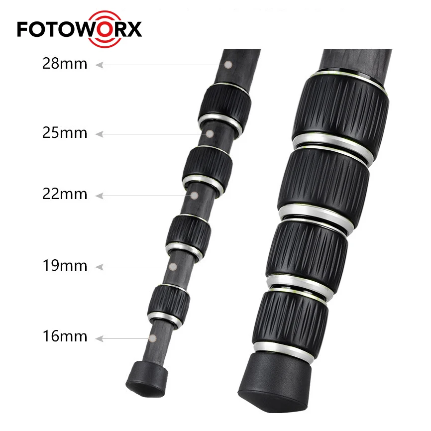 Camera Tripod Carbon Fiber Detachable Monopod Tripod