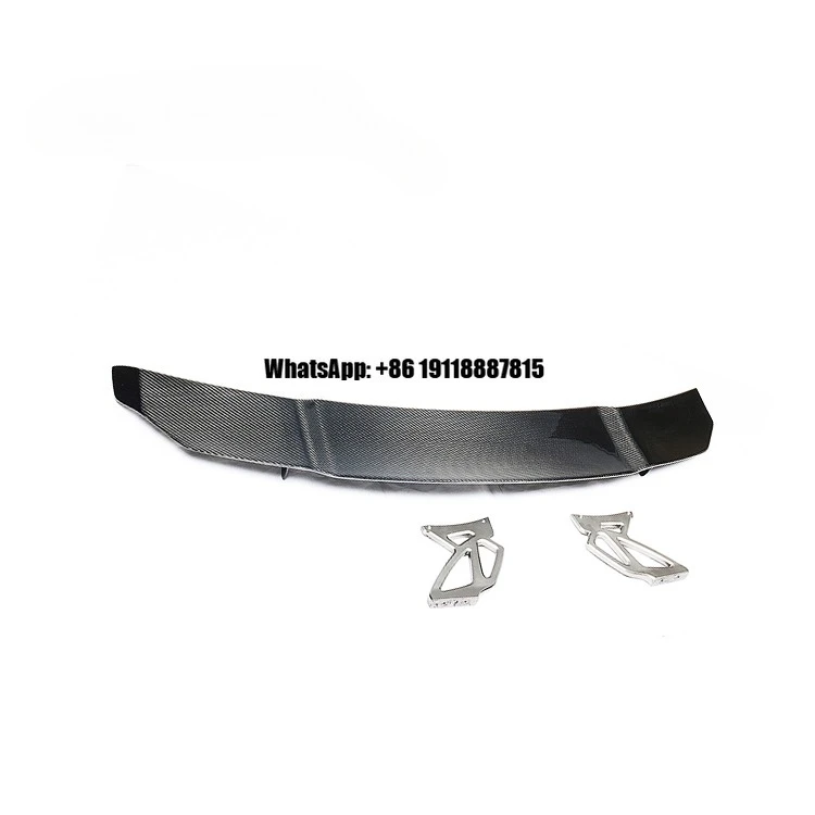 

TAKD Carbon V-Style 3K Twill All-Dry Carbon Fiber Rear Universal Trunk Spoiler for Cars for AUDI for BMW for BENZ Sedan Car