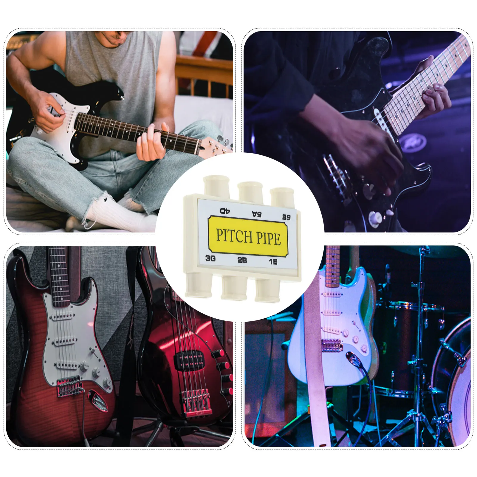 

Plastic Guitar Tuner Durable Simple Practical Small Portable Easy Use Craftsmanship Materials Long Lasting Multi Function Gift