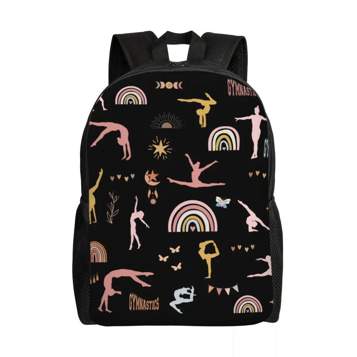 Dance Rhythmic Gymnastics Travel Backpack Men Women School Computer Bookbag College Student Daypack Bags