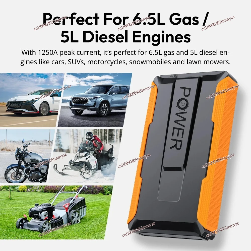 7200mAh سيارة الانتقال كاتب قوة البنك 1250A بطارية محمولة الداعم شاحن بدء جهاز 12 فولت بطارية السيارة الداعم