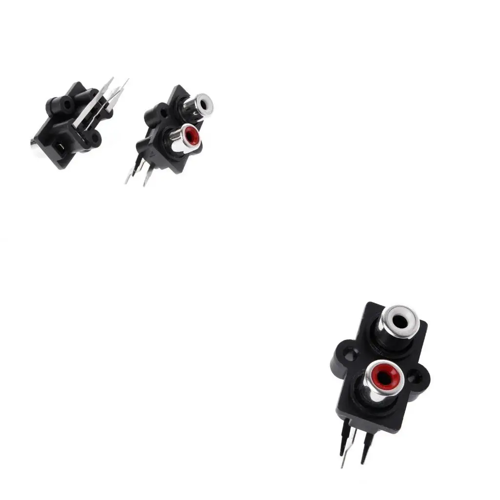 

5 шт. крепление на печатную плату, 2-позиционное стерео или видеоразъем RCA, гнездовой разъем