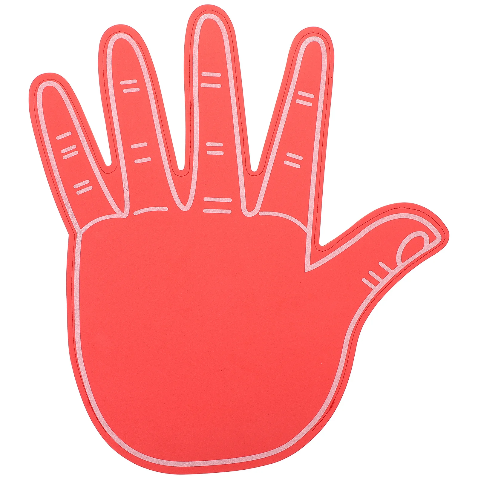 

Giant Foam Hand Cheerleading Gloves Five Fingers Blank Red Eva Fan Finger For Sports Events Parties Football Team