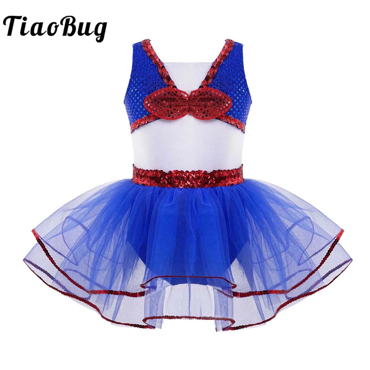 

Ballet Tutu Dress Kids Girls Shiny Sequins Princess Dancing Leotard Costumes Ballerina Fairy Party Fancy Dress Cosplay Dancewear