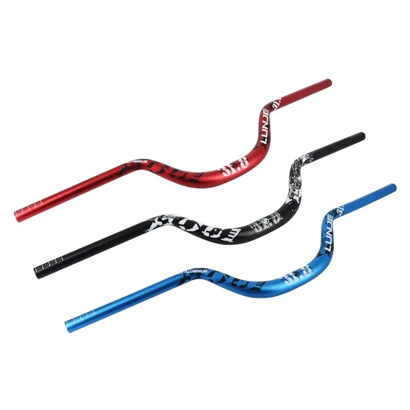 Lunje Mountain Bicycle Handle Bar Handlebar 90mm Tall Angle Handlebar 720/780mm Handle MTB Accessories mtb parts bicycle handle