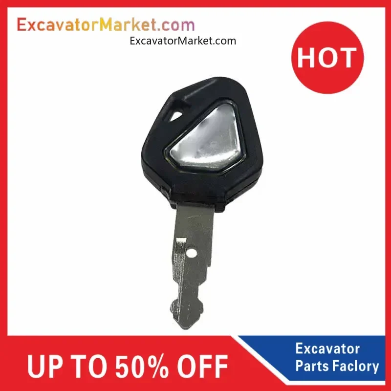 

Excavator Parts for KUBOTA 15/30/155/161/163 excavator ignition device with chip key start key door key chip shell protection