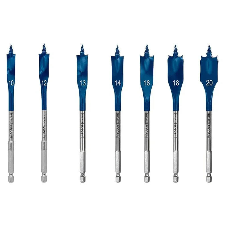 BOSCH 2608900336 EXPERT Self Cut Speed Spade Drill Bit Set 10-32 mm Impact Drill Accessories For Woodworking Drilling
