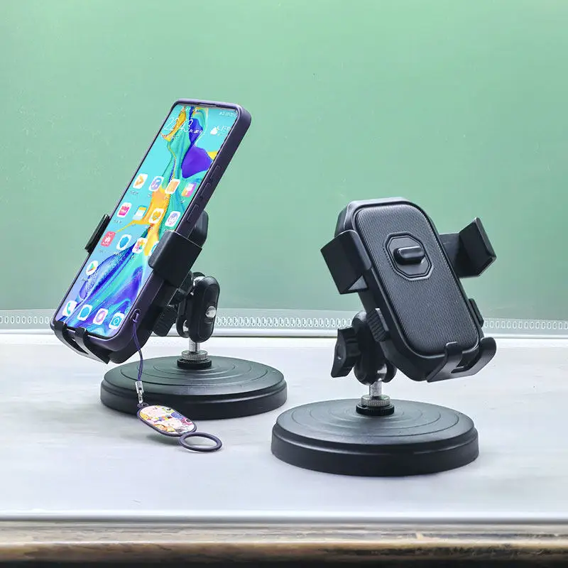 1PCS Desktop Mobile Phone Holder Multi-function 360Rotating Bedside Lazy Universal Ball Head Live Broadcast Stable Support Frame