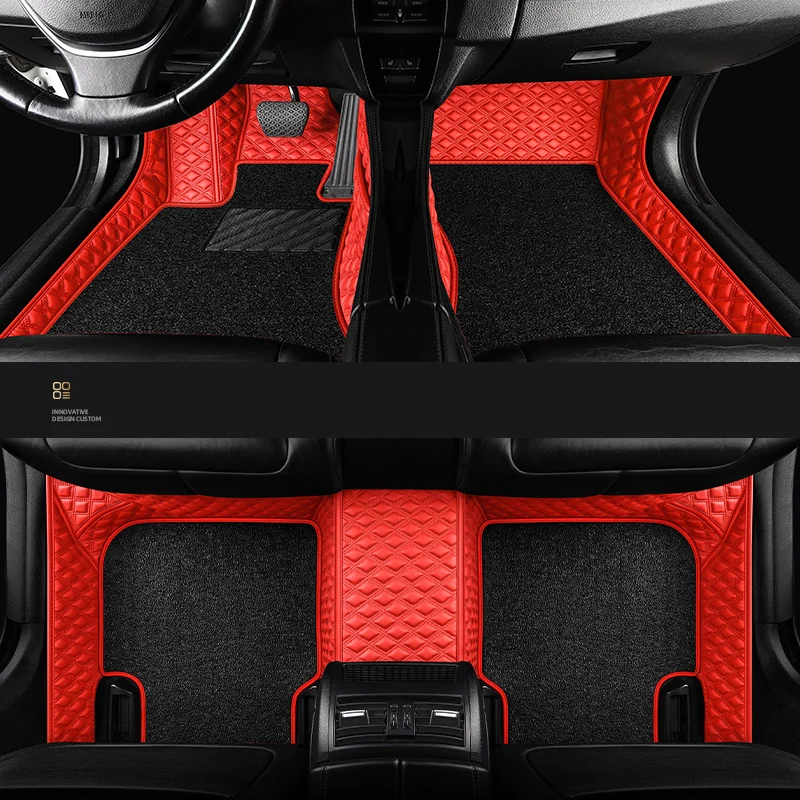 

Custom Car Floor Mats For Audi Q3 sportback Q4 e-tron Q5 Q7A1A3 A4 B8 A6 Sedan S3 S6 S7 S8 SQ5 TT Automobile interior parts