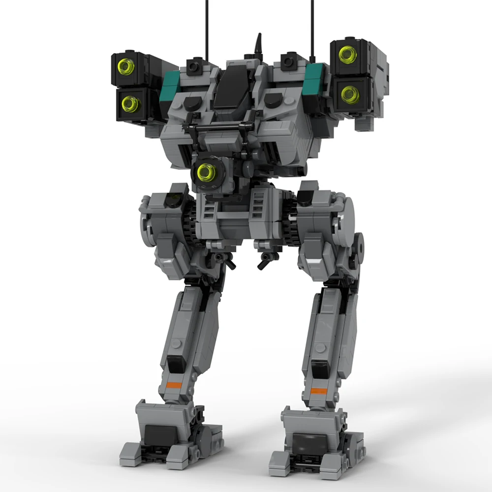 Buildmoc jogo urbanmeechs K-9 battlemeeds bloco de construção conjunto figura jogo pulga batalhaechedss tijolos brinquedos criança menino presentes aniversário