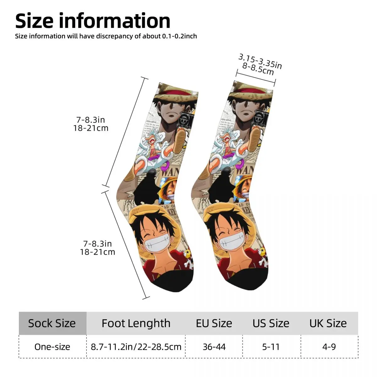 WANTED Socks Printed Men's Stockings Polyester