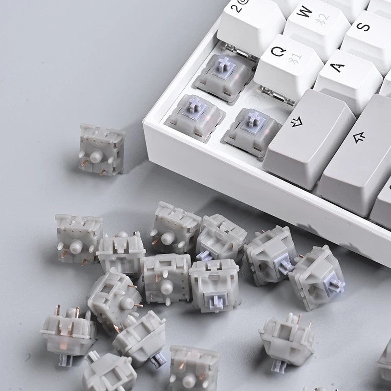 Swagkeys Customized Gateron Evening Clouds Switch 5 Pins Linear Switches POM Bottom Force 62g Factory Lubed