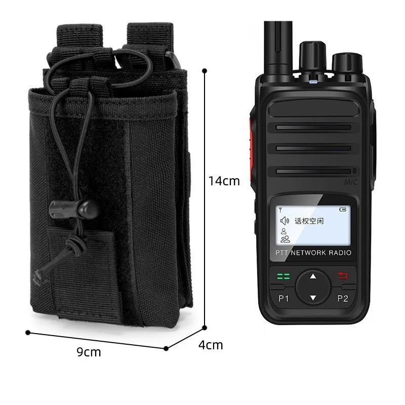 Tactical Molle Walkie Talkie Nylon Pouch Portable Radio Holder Bag Military Storage Case Sports Pendant Hunting Magazine Pouch