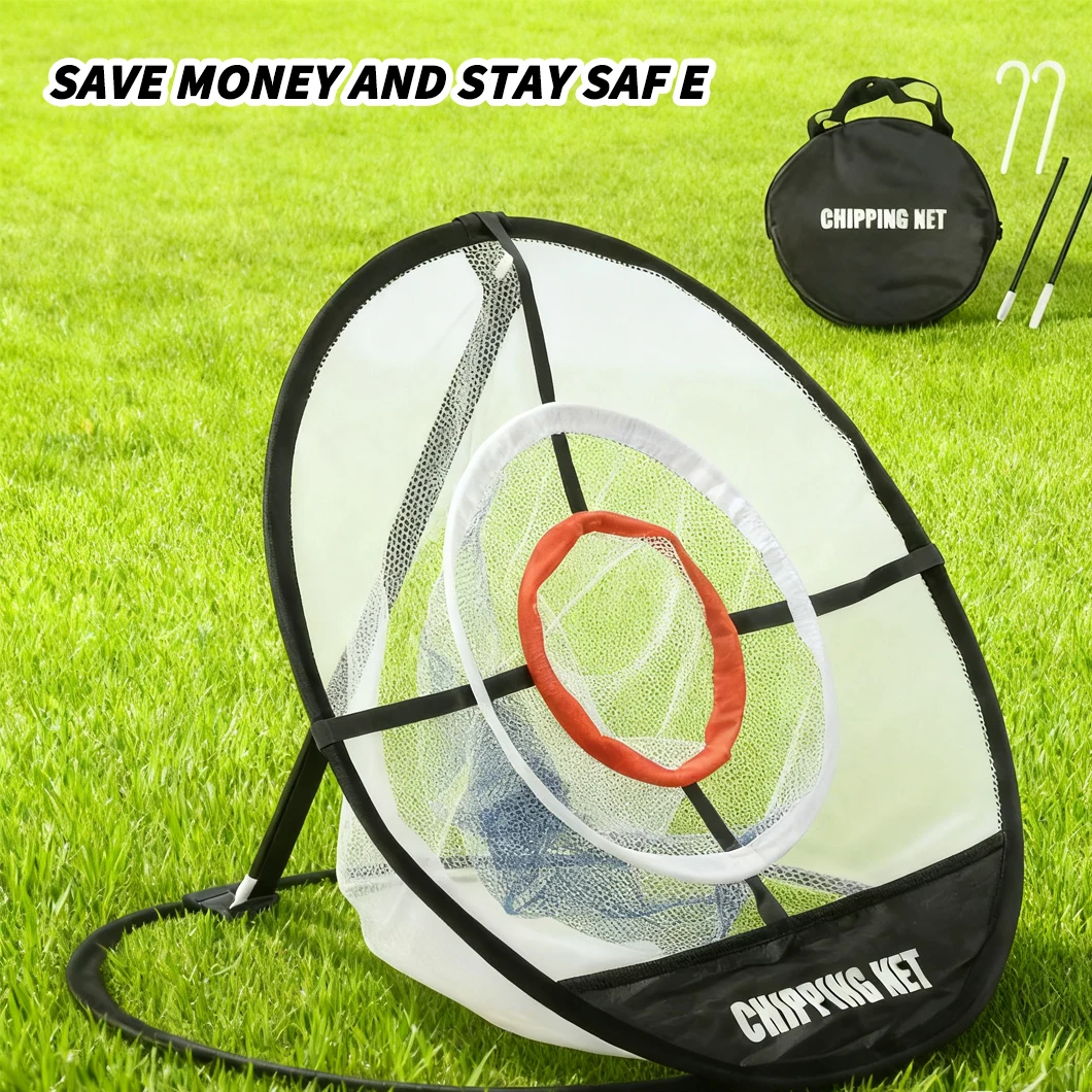1pc Pop Up Golf Chipping Net Golf Chipping Mat, Target Practice, Collapsible for Indoor Outdoor Swing Training