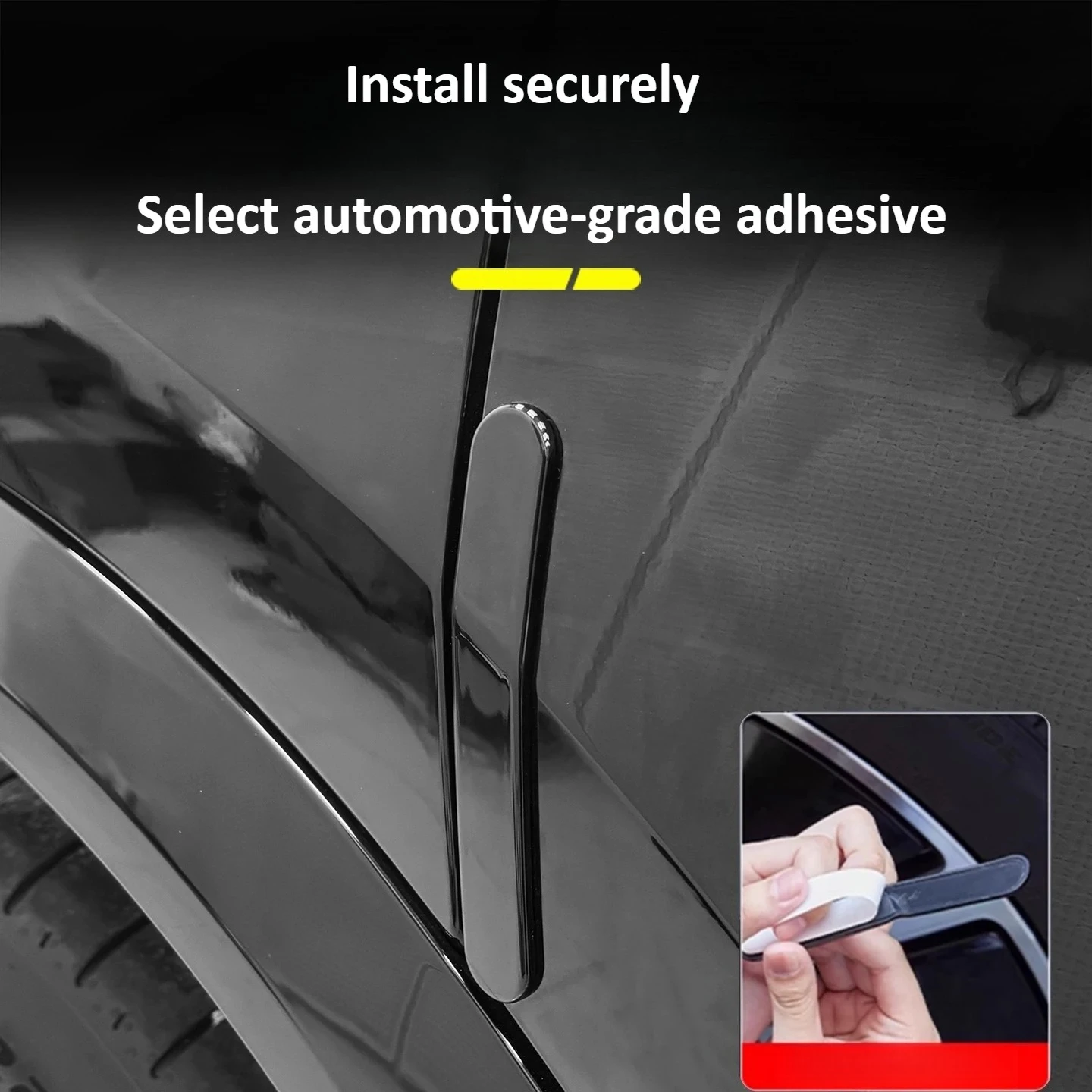 

For AITO 8 M8 2025 Car Door Anti-Collision Strip Hidden Edge Protector Four Doors Anti-Scratch Protective Strips Accessories